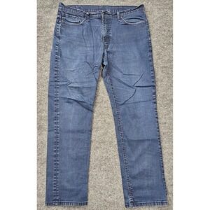 Levi's 541 Jeans Mens 38x32 (Tag 38x34) Athletic Taper Dark Wash Denim